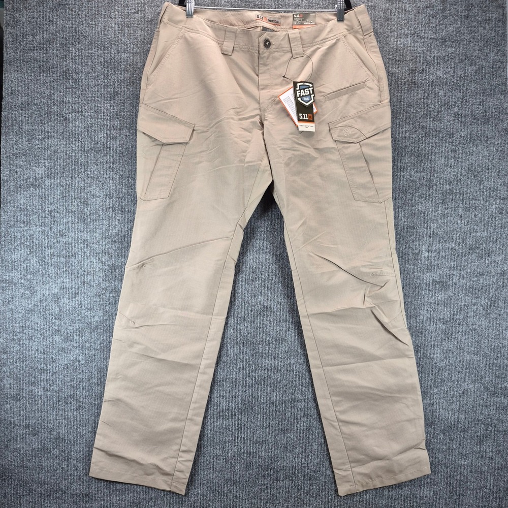 5.11‎ Tactical Cargo Pants Fast-Tac 18 Long Khaki Women